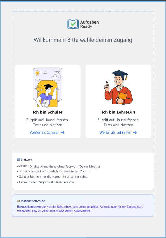 digitale Hasuaufgabe App